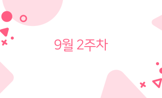 9월 2주차